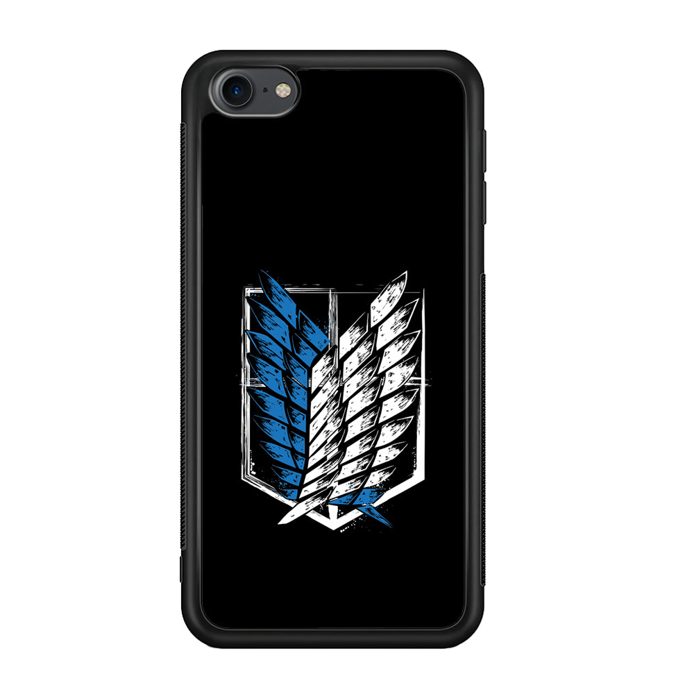 The Logo of the Survey Corps iPod Touch 6 Case-Phone Case-Rubber White (2D Case)-Altracase