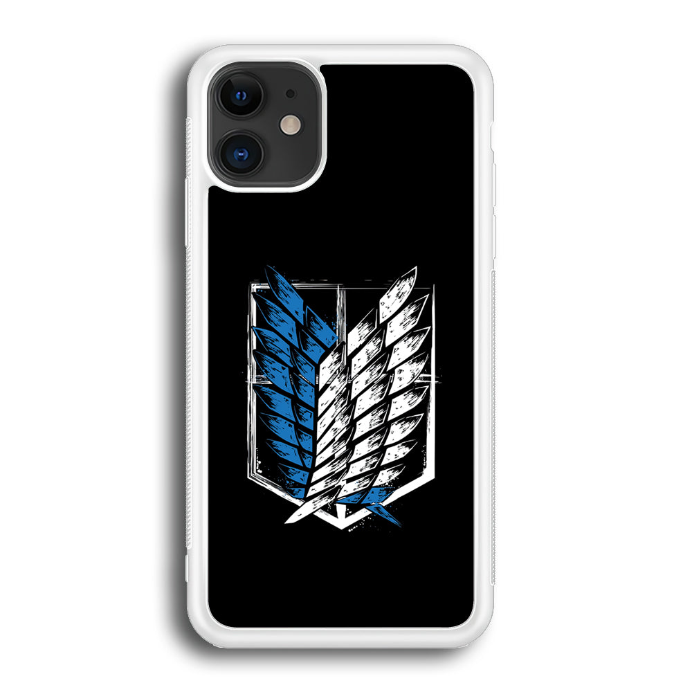 The Logo of the Survey Corps iPhone 12 Mini Case-Phone Case-Rubber White (2D Case)-Altracase