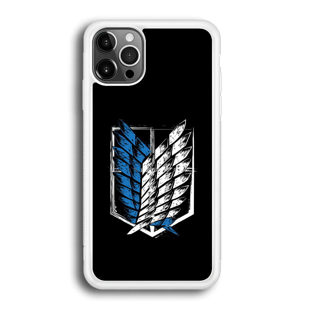 The Logo of the Survey Corps iPhone 12 Pro Max Case-Phone Case-Rubber White (2D Case)-Altracase