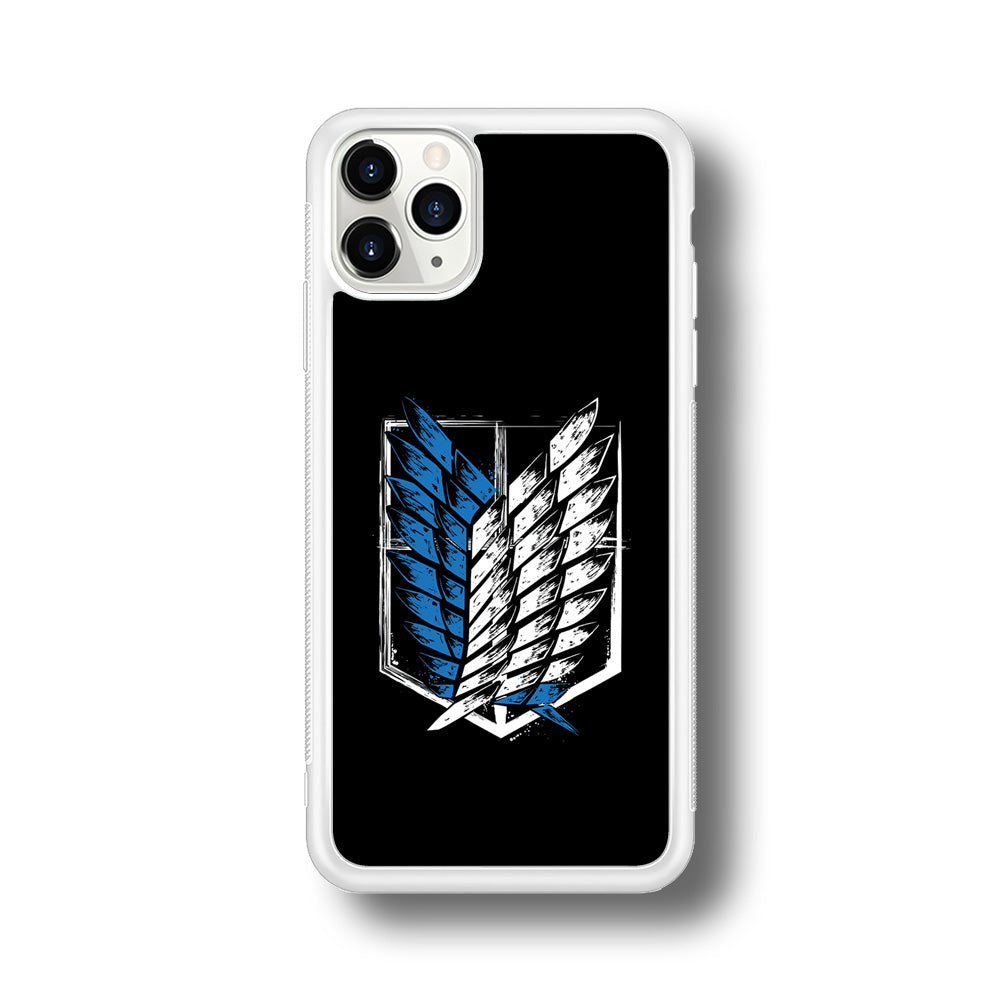 The Logo of the Survey Corps iPhone 11 Pro Max Case-Phone Case-Rubber White (2D Case)-Altracase