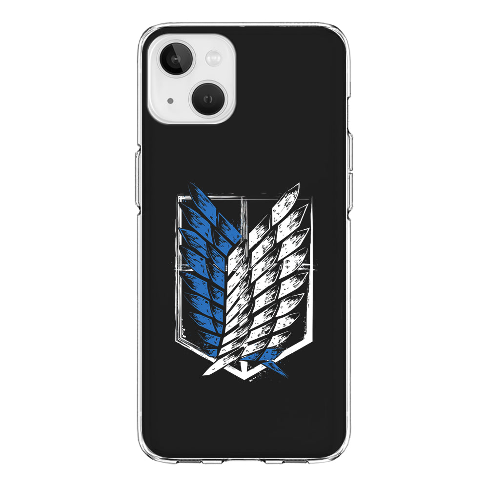 The Logo of the Survey Corps iPhone 13 Mini Case-Phone Case-Clear Soft Case-Altracase