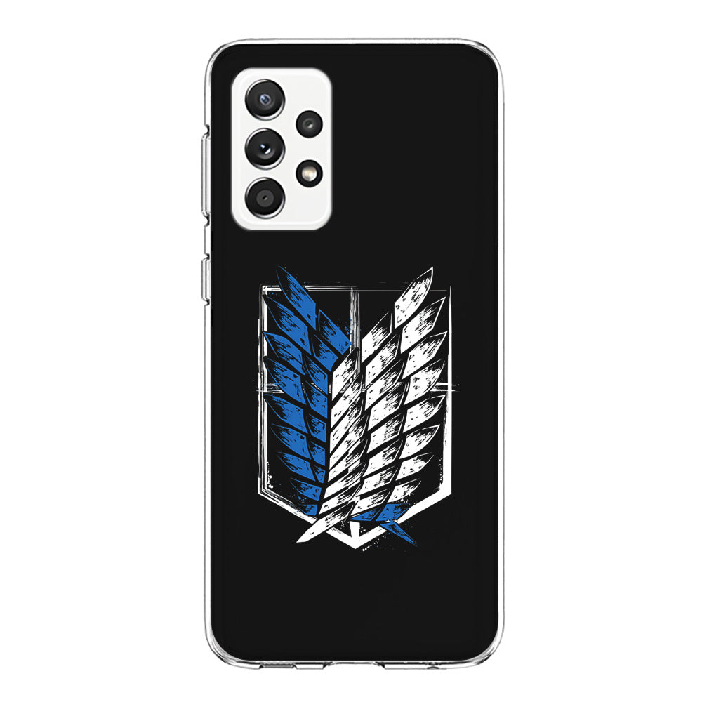 The Logo of the Survey Corps Samsung Galaxy A72 Case-Phone Case-Clear Soft Case-Altracase