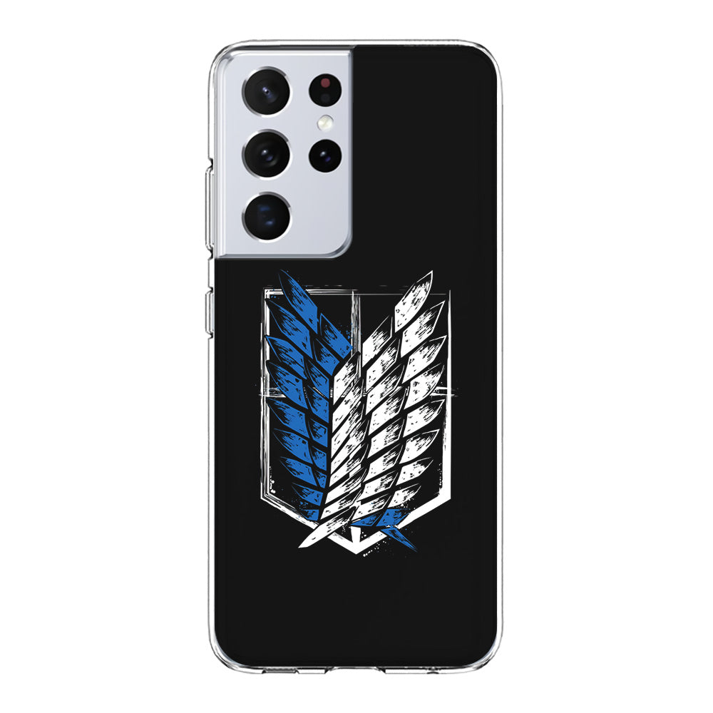 The Logo of the Survey Corps Samsung Galaxy S21 Ultra Case-Phone Case-Clear Soft Case-Altracase