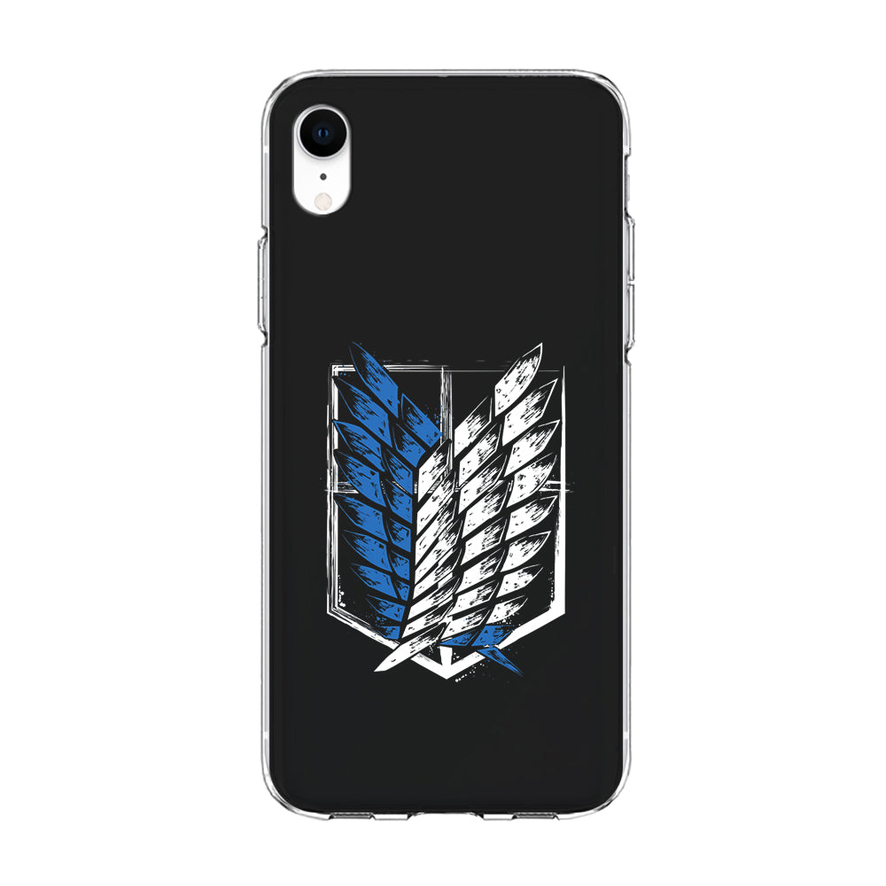 The Logo of the Survey Corps iPhone XR Case-Phone Case-Clear Soft Case-Altracase