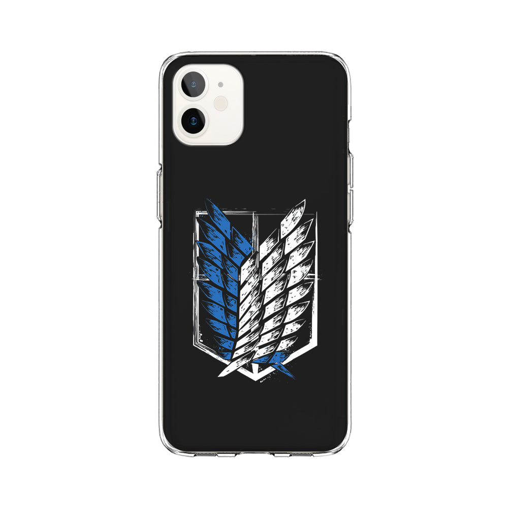 The Logo of the Survey Corps iPhone 12 Case-Phone Case-Clear Soft Case-Altracase