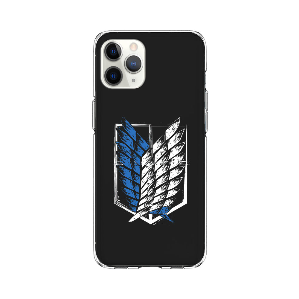 The Logo of the Survey Corps iPhone 11 Pro Case-Phone Case-Clear Soft Case-Altracase
