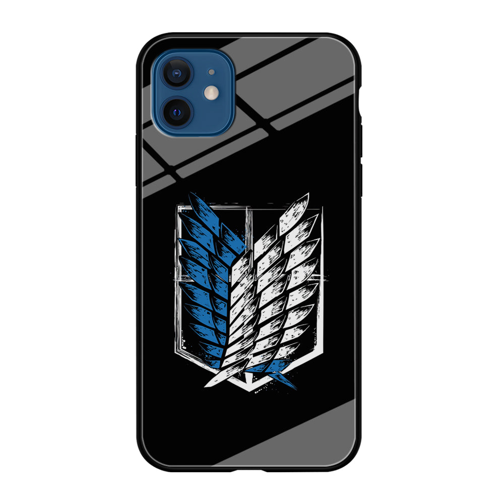 The Logo of the Survey Corps iPhone 12 Mini Case-Phone Case-Tempered Glass Case-Altracase