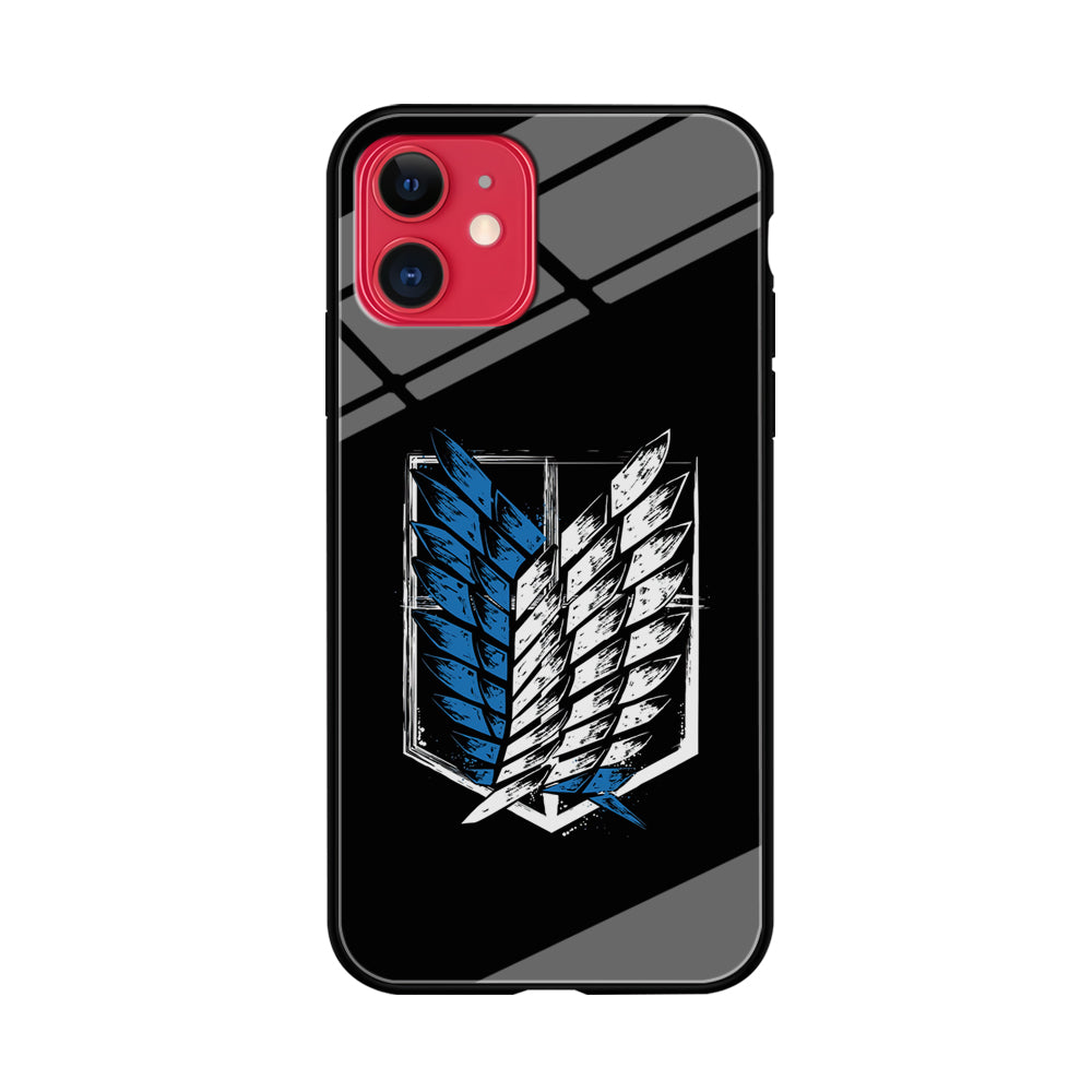 The Logo of the Survey Corps iPhone 11 Case-Phone Case-Tempered Glass Case-Altracase