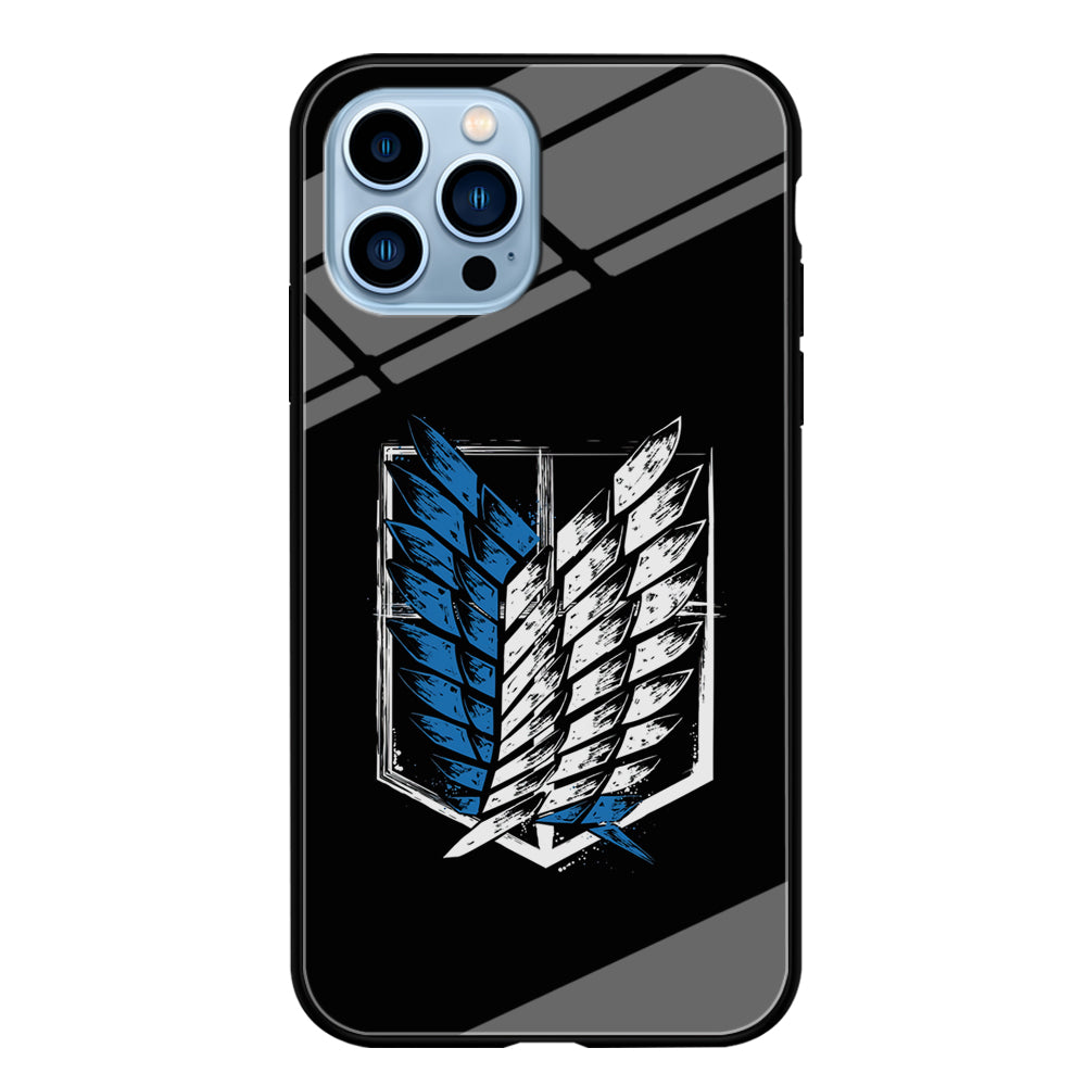 The Logo of the Survey Corps iPhone 15 Pro Max Case-Phone Case-Tempered Glass Case-Altracase