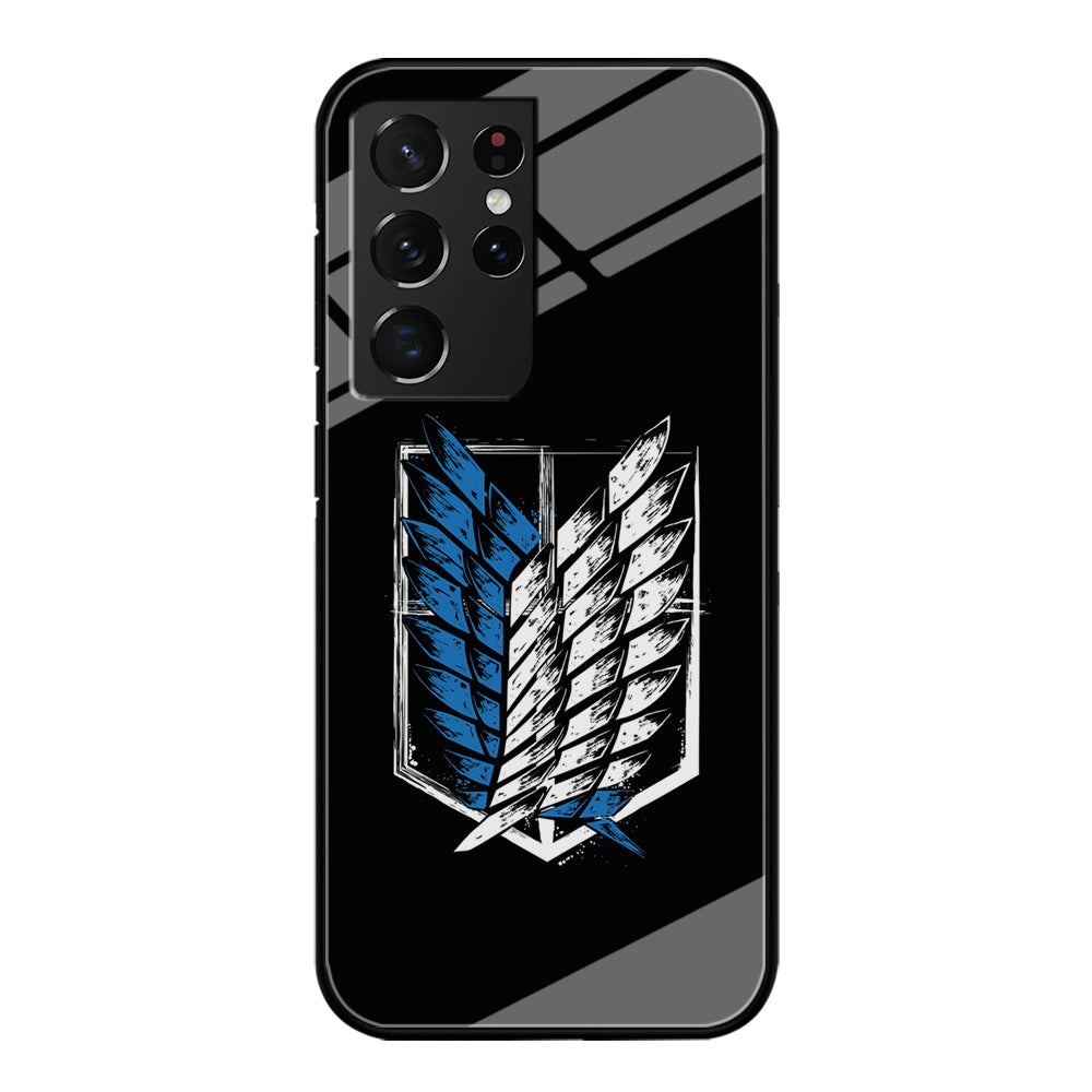 The Logo of the Survey Corps Samsung Galaxy S21 Ultra Case-Phone Case-Tempered Glass Case-Altracase