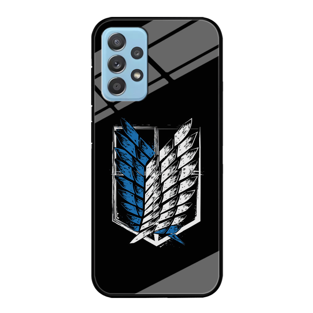 The Logo of the Survey Corps Samsung Galaxy A72 Case-Phone Case-Tempered Glass Case-Altracase