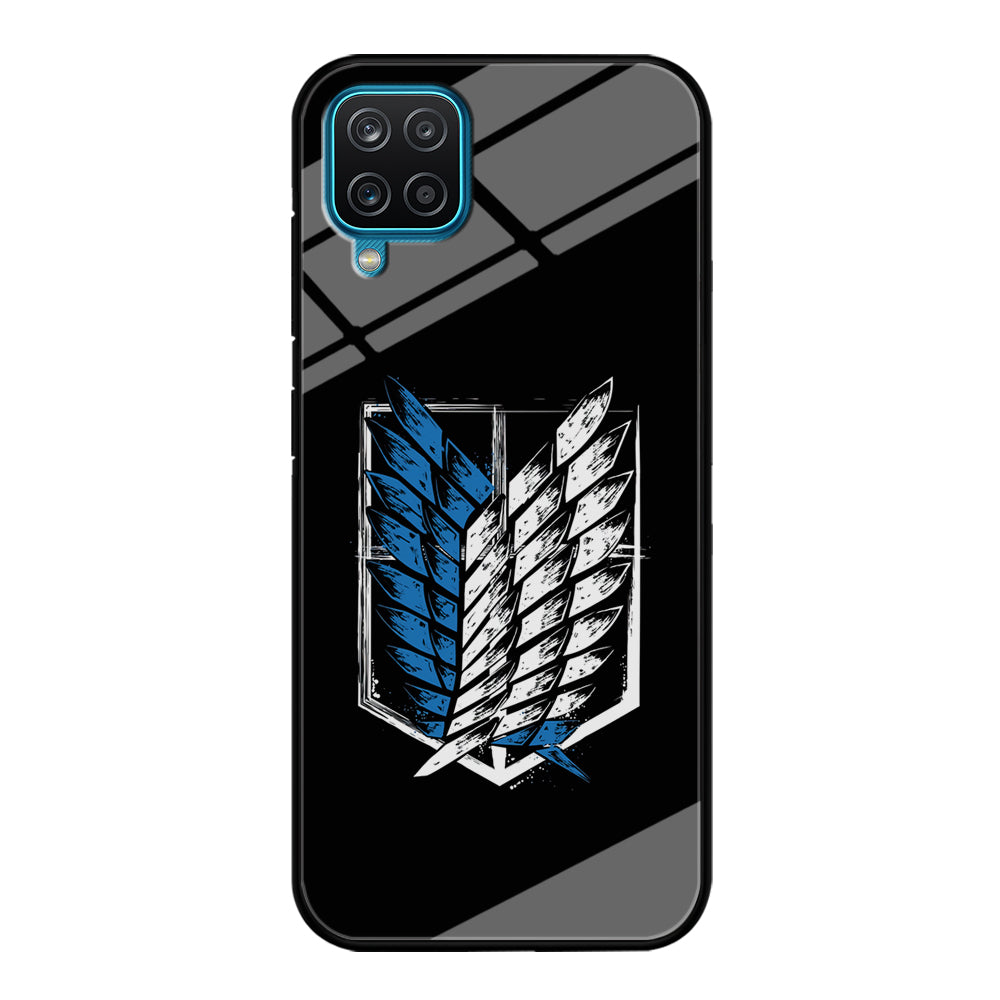 The Logo of the Survey Corps Samsung Galaxy A12 Case-Phone Case-Tempered Glass Case-Altracase