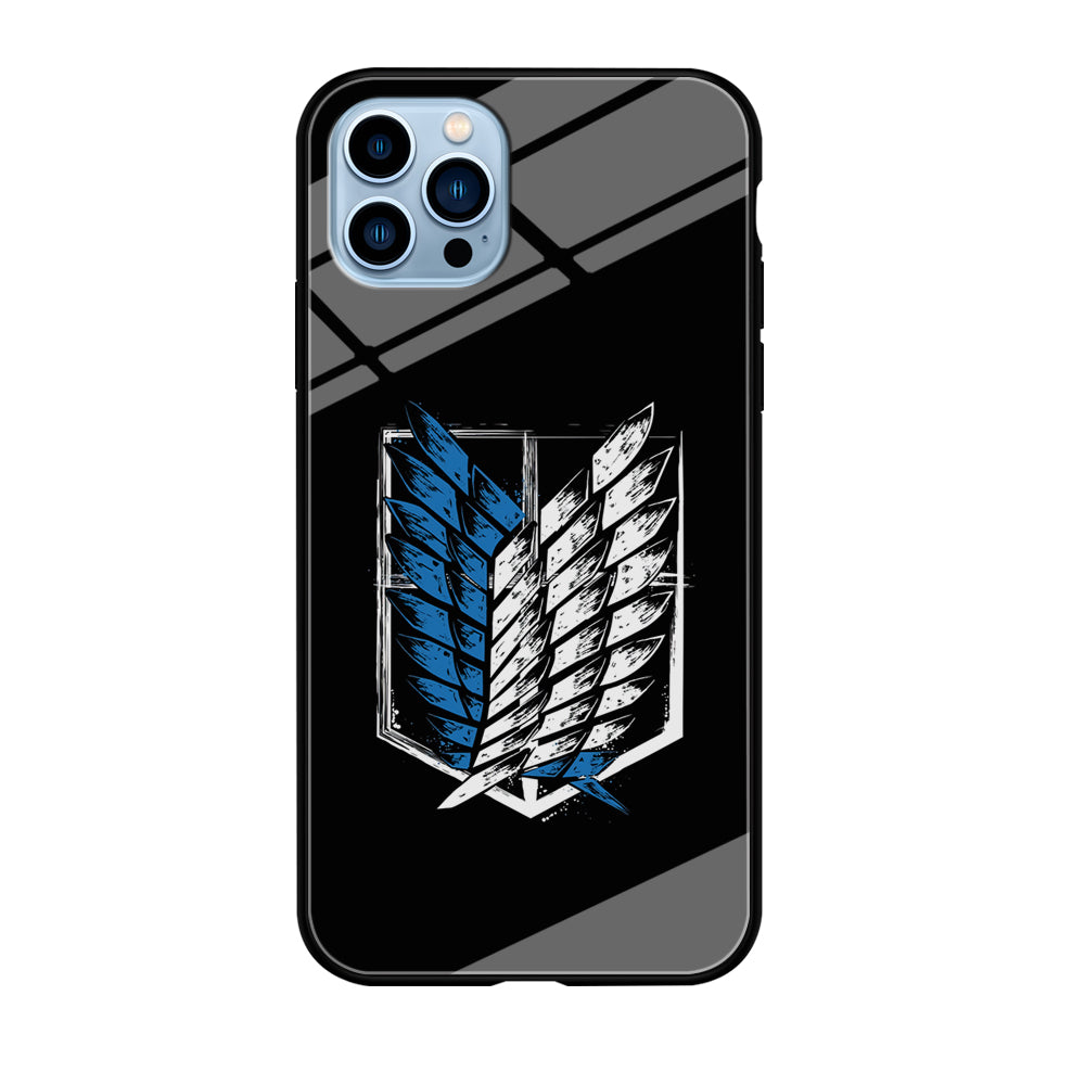 The Logo of the Survey Corps iPhone 12 Pro Max Case-Phone Case-Tempered Glass Case-Altracase