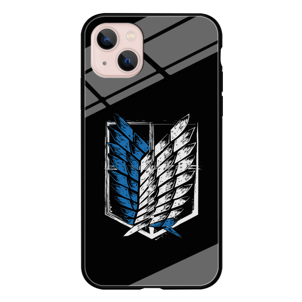 The Logo of the Survey Corps iPhone 13 Mini Case-Phone Case-Tempered Glass Case-Altracase