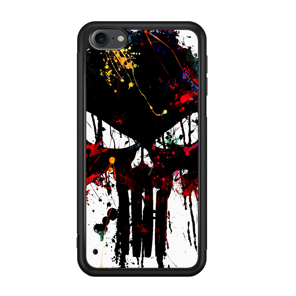 The Punisher Abstract Painting iPod Touch 6 Case-Phone Case-Rubber Black (2D Case)-Altracase