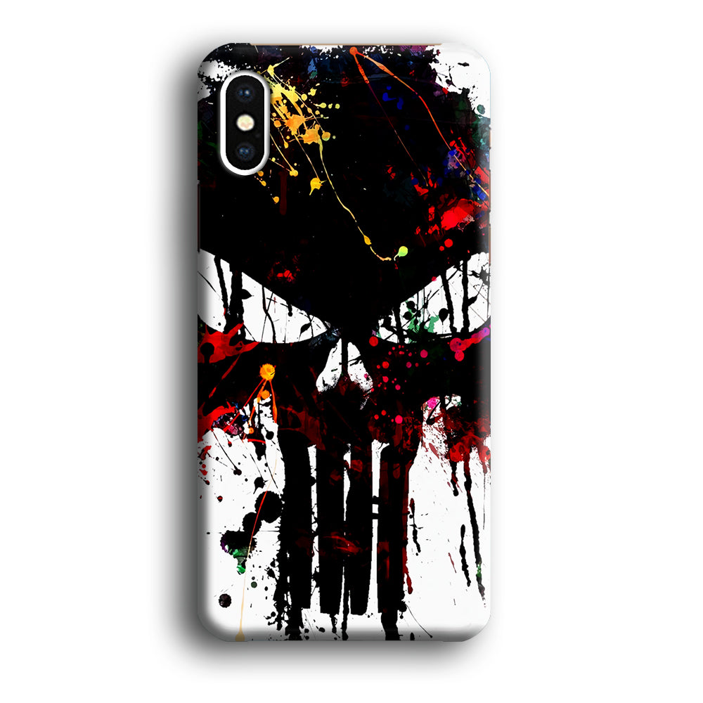 The Punisher Abstract Painting iPhone Xs Case-Phone Case-3D Case-Altracase