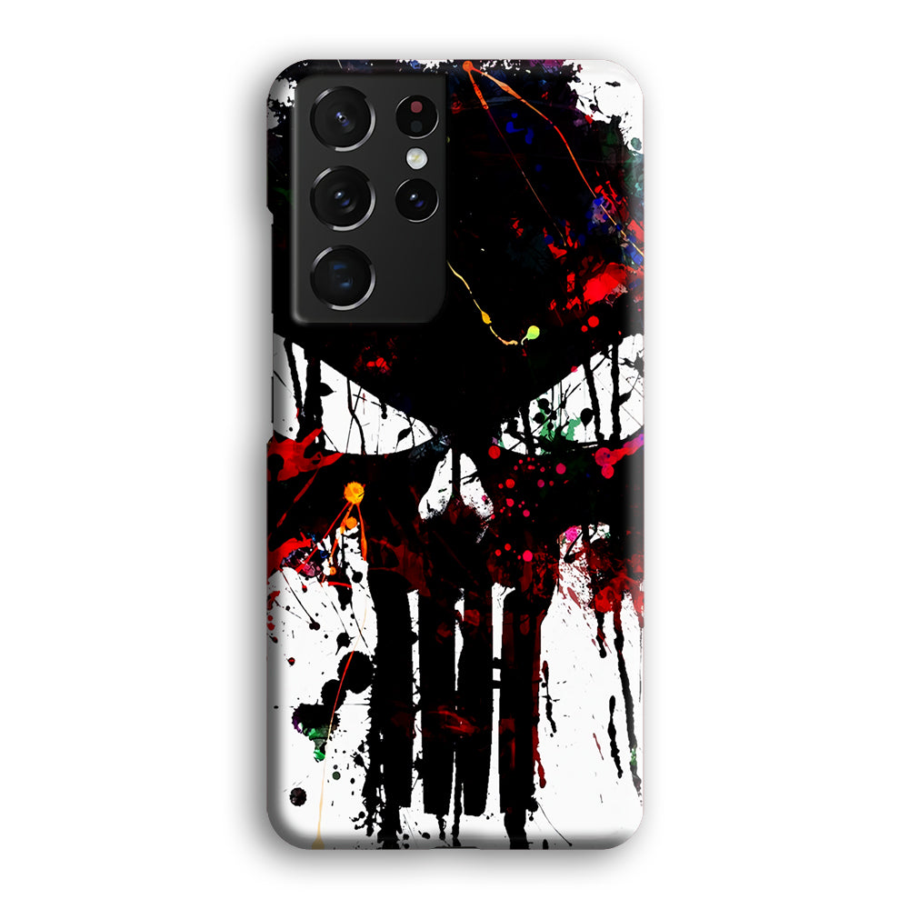 The Punisher Abstract Painting Samsung Galaxy S21 Ultra Case-Phone Case-3D Case-Altracase