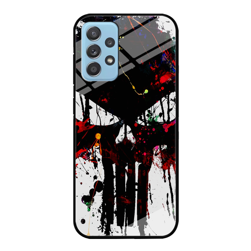 The Punisher Abstract Painting Samsung Galaxy A72 Case-Phone Case-Tempered Glass Case-Altracase