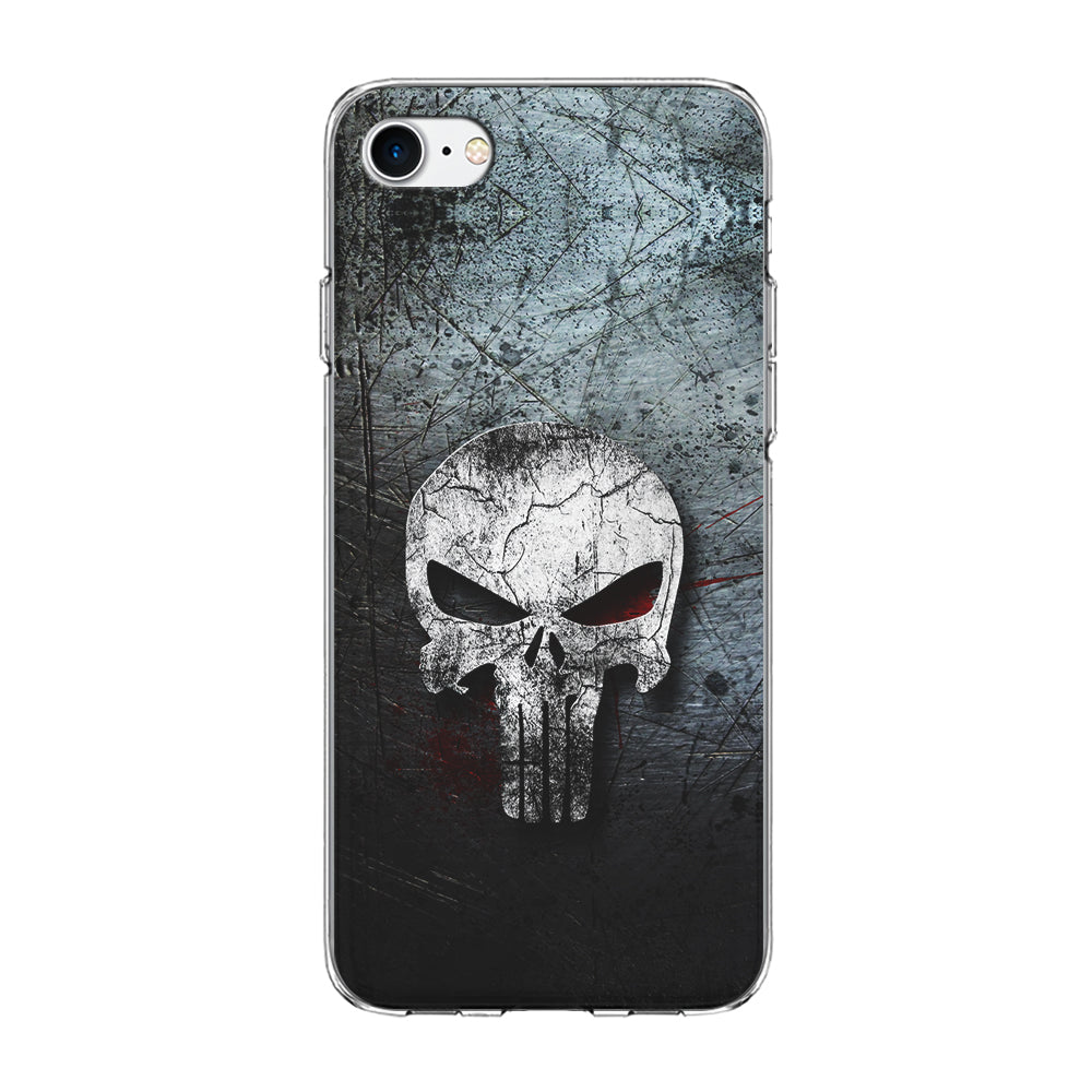The Punisher Logo iPhone SE 2020 Case-Phone Case-Clear Soft Case-Altracase