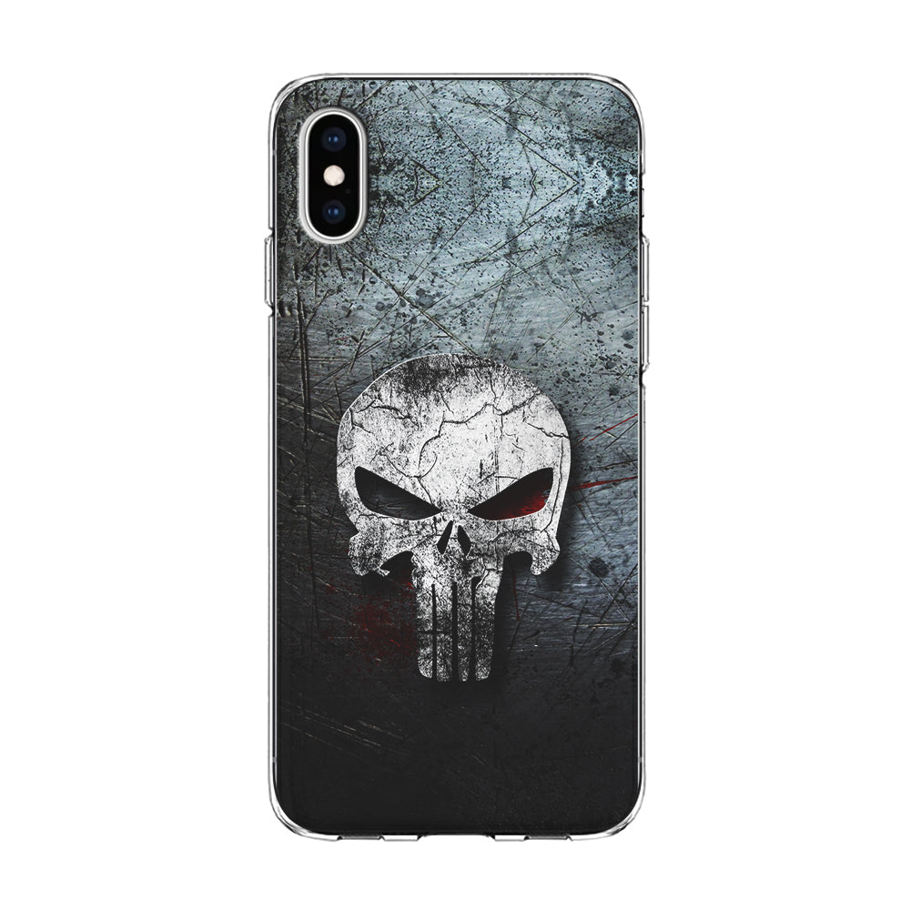 The Punisher Logo iPhone Xs Case-Phone Case-Clear Soft Case-Altracase