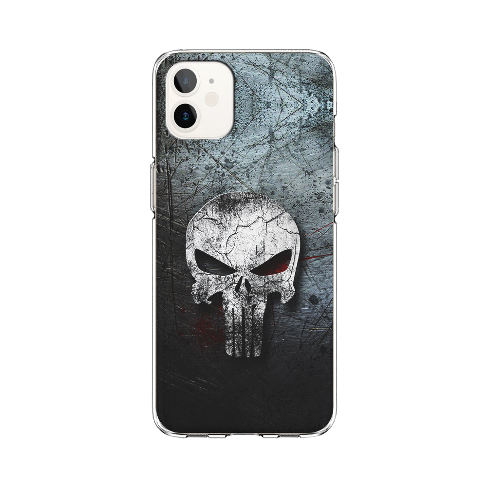 The Punisher Logo iPhone 12 Case-Phone Case-Clear Soft Case-Altracase