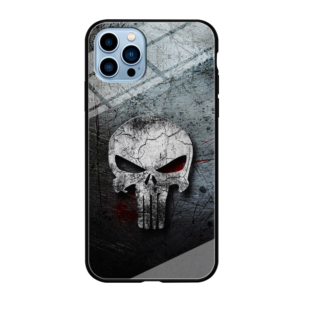 The Punisher Logo iPhone 12 Pro Max Case-Phone Case-Tempered Glass Case-Altracase