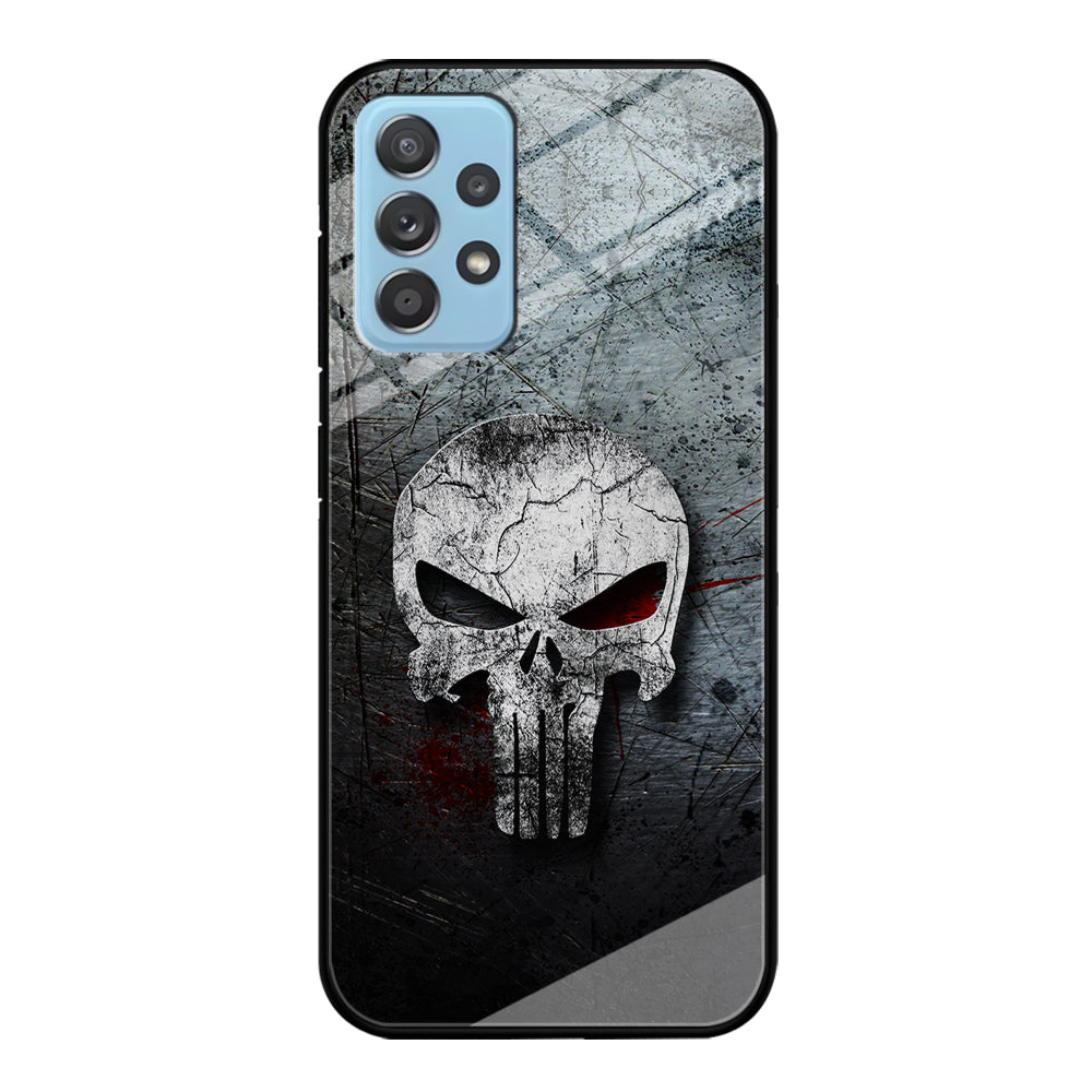 The Punisher Logo Samsung Galaxy A72 Case-Phone Case-Tempered Glass Case-Altracase