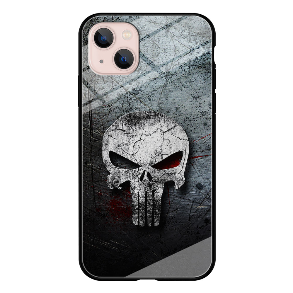 The Punisher Logo iPhone 13 Mini Case-Phone Case-Tempered Glass Case-Altracase