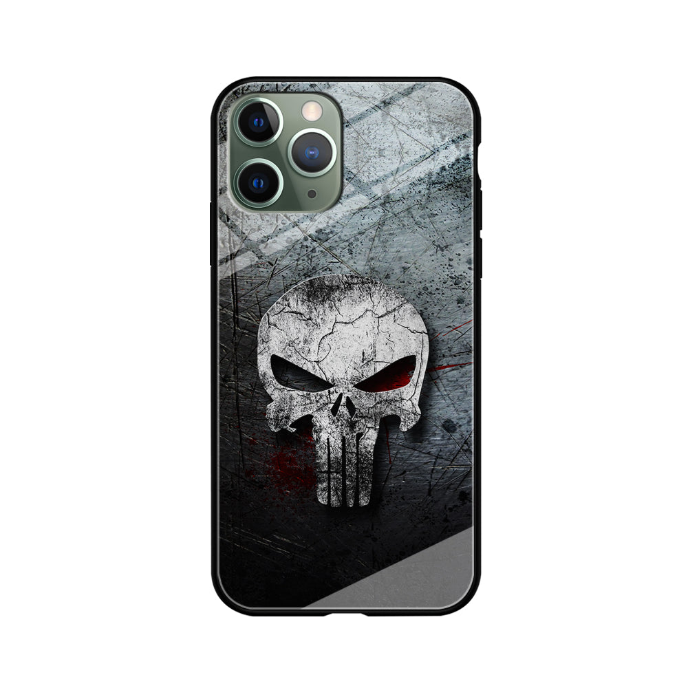 The Punisher Logo iPhone 11 Pro Max Case-Phone Case-Tempered Glass Case-Altracase