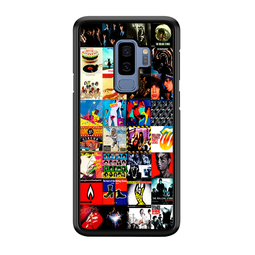 The Rolling Stones Album Samsung Galaxy S9 Plus Case-Phone Case-Rubber Black (2D Case)-Altracase