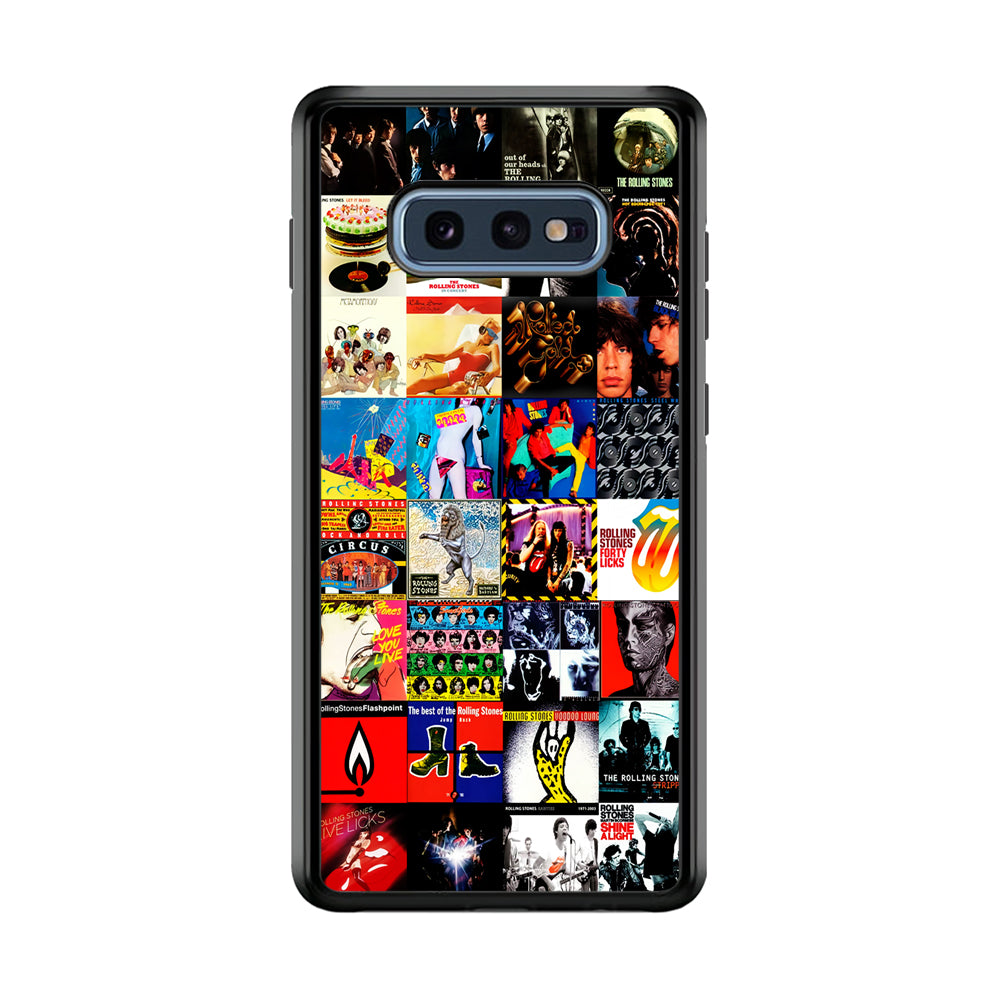 The Rolling Stones Album Samsung Galaxy S10E Case-Phone Case-Rubber Black (2D Case)-Altracase