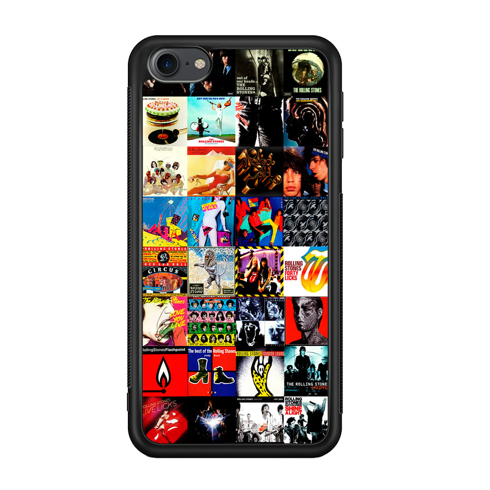 The Rolling Stones Album iPod Touch 6 Case-Phone Case-Rubber White (2D Case)-Altracase