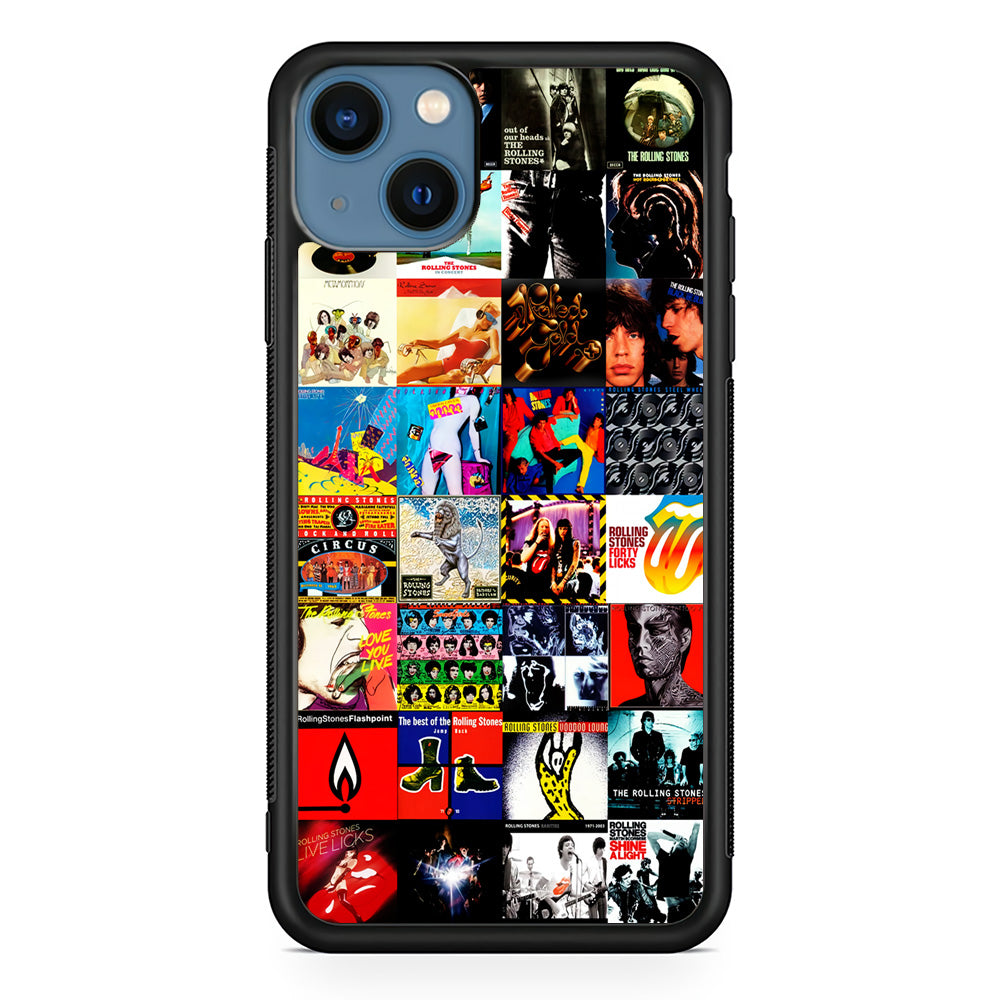 The Rolling Stones Album iPhone 13 Mini Case-Phone Case-Rubber Black (2D Case)-Altracase