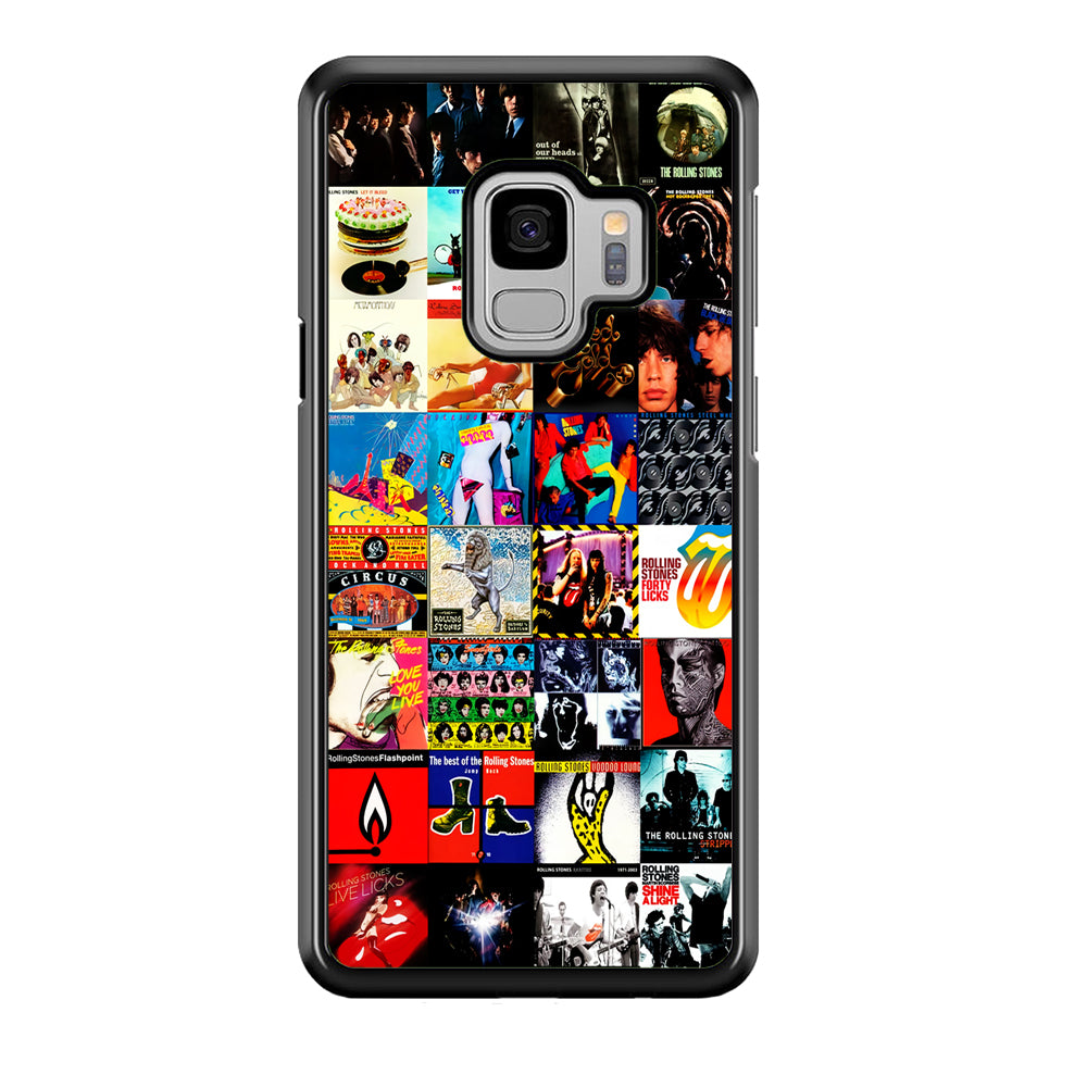 The Rolling Stones Album Samsung Galaxy S9 Case-Phone Case-Rubber Black (2D Case)-Altracase