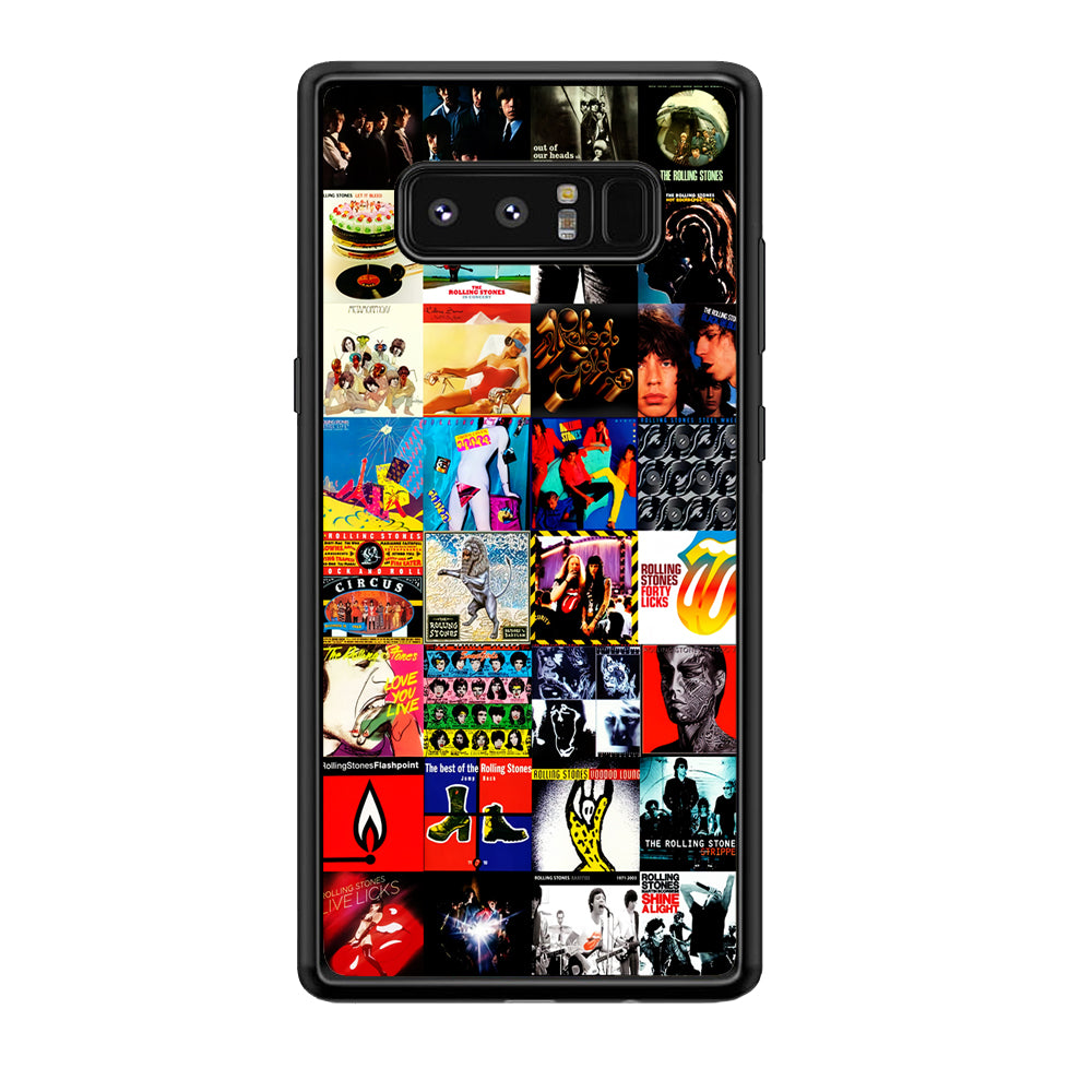 The Rolling Stones Album Samsung Galaxy Note 8 Case-Phone Case-Tempered Glass Case-Altracase