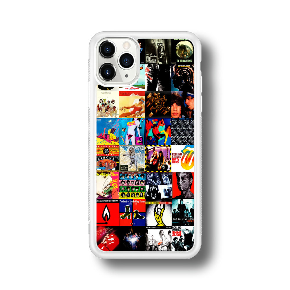 The Rolling Stones Album iPhone 11 Pro Max Case-Phone Case-Rubber White (2D Case)-Altracase
