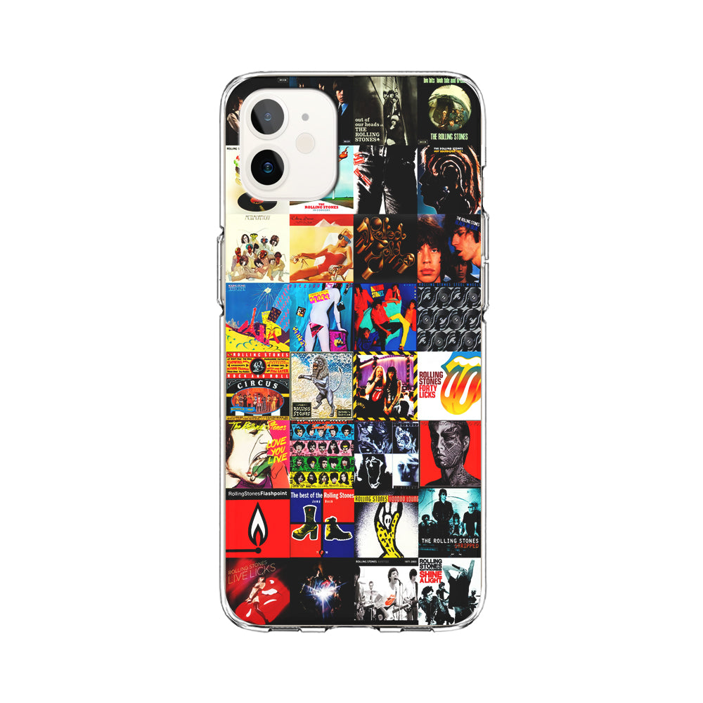 The Rolling Stones Album iPhone 12 Case-Phone Case-Clear Soft Case-Altracase