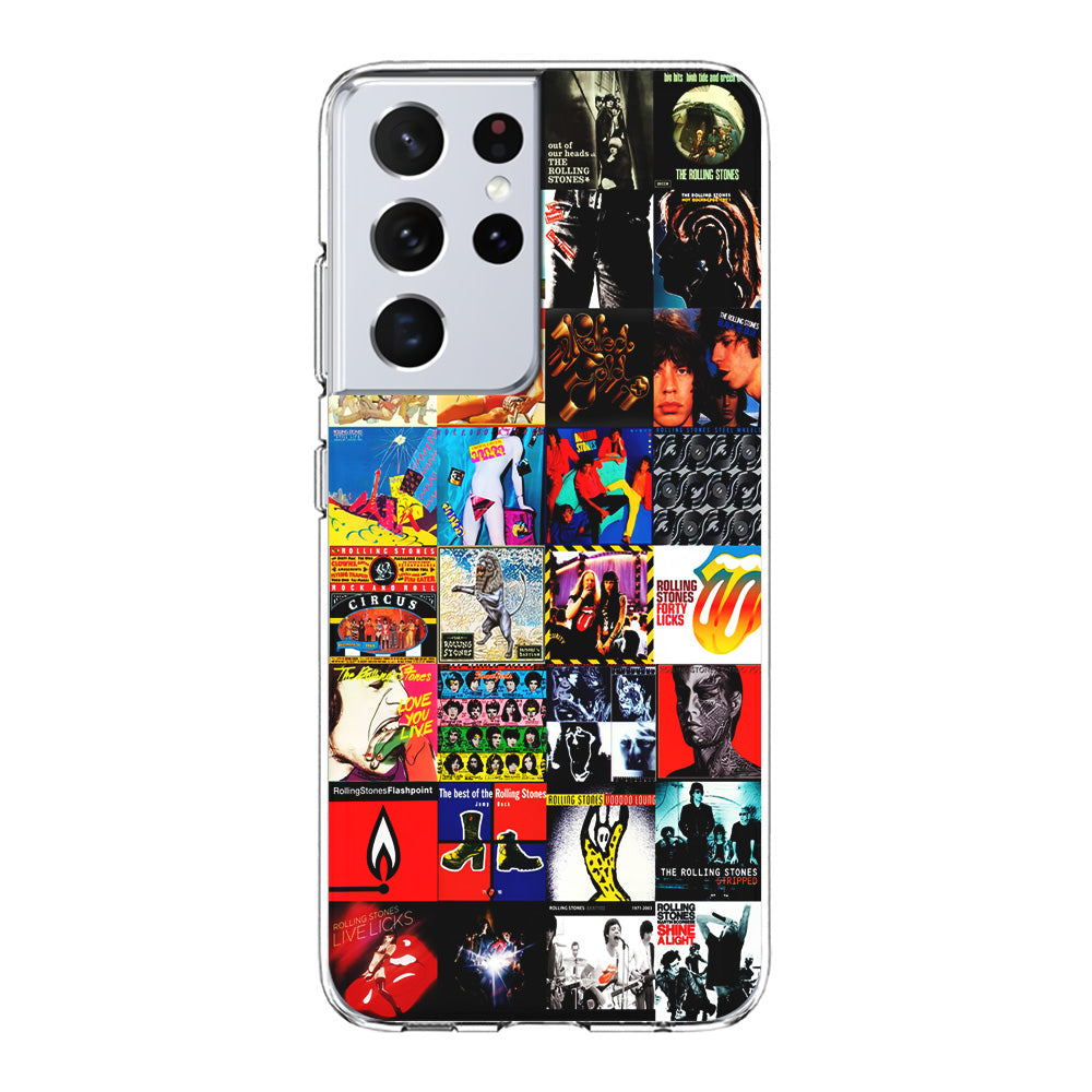 The Rolling Stones Album Samsung Galaxy S21 Ultra Case-Phone Case-Clear Soft Case-Altracase