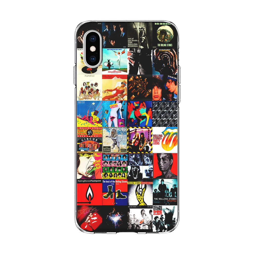 The Rolling Stones Album iPhone Xs Case-Phone Case-Clear Soft Case-Altracase