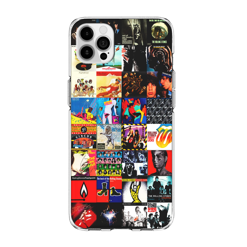 The Rolling Stones Album iPhone 15 Pro Max Case-Phone Case-Clear Soft Case-Altracase