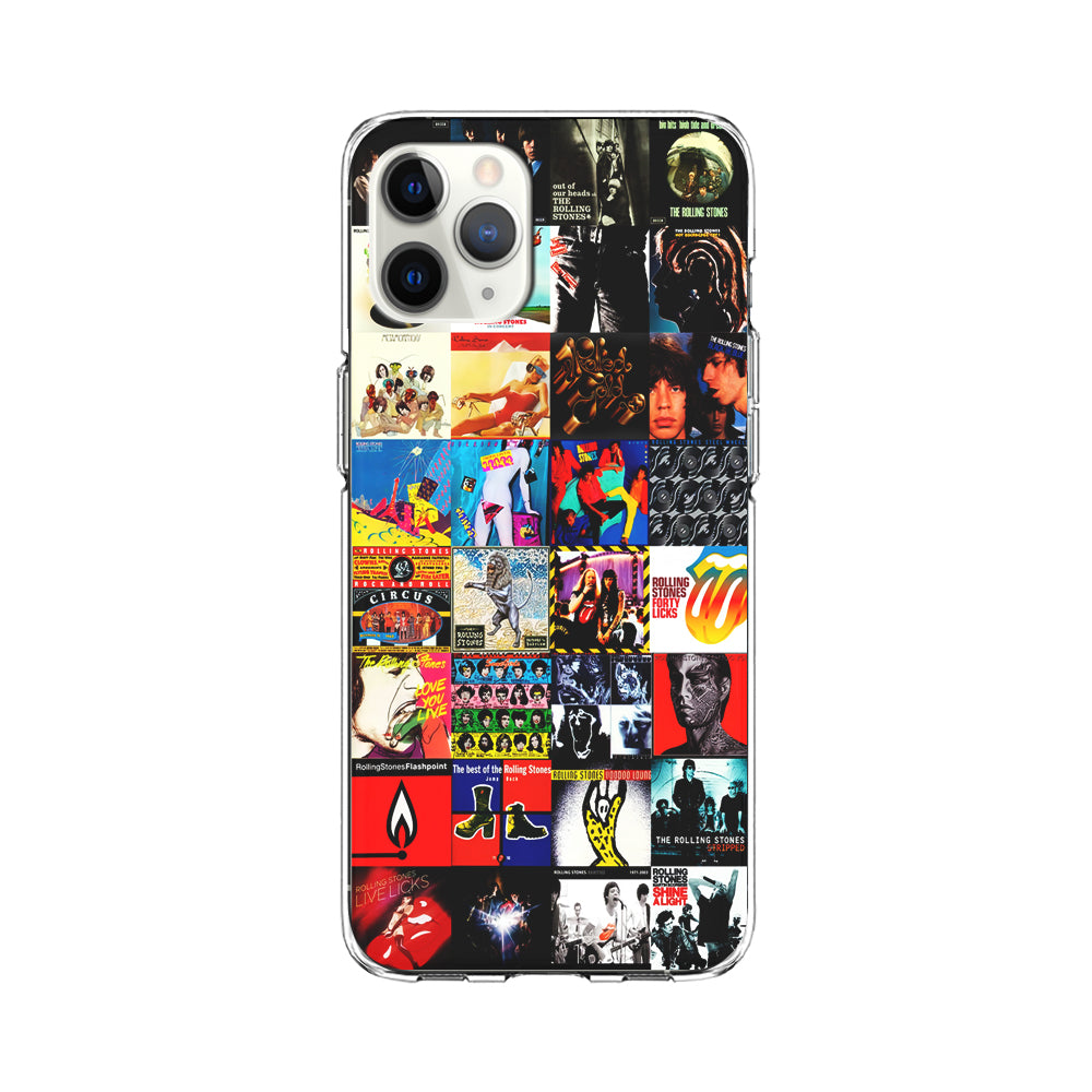The Rolling Stones Album iPhone 11 Pro Case-Phone Case-Clear Soft Case-Altracase