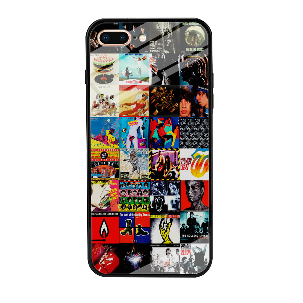 The Rolling Stones Album iPhone 8 Plus Case-Phone Case-Tempered Glass Case-Altracase