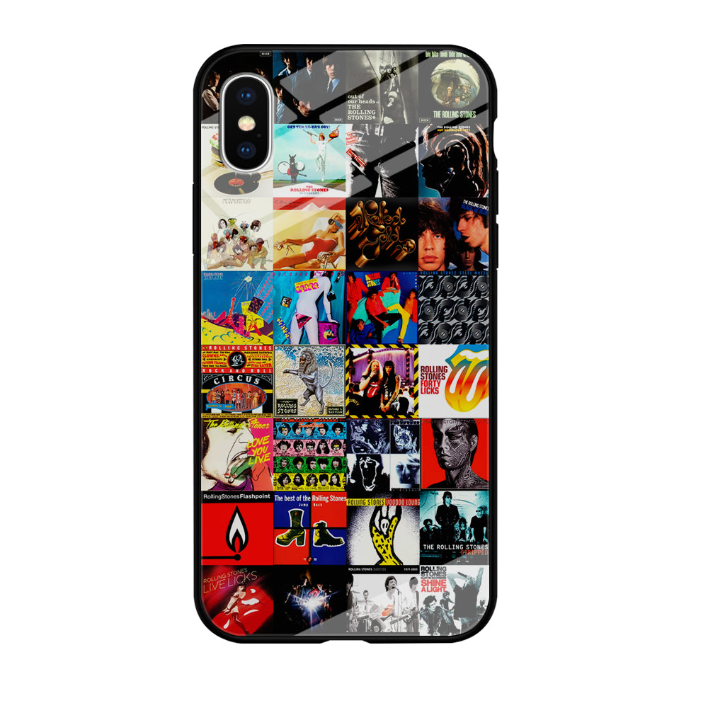 The Rolling Stones Album iPhone Xs Case-Phone Case-Tempered Glass Case-Altracase