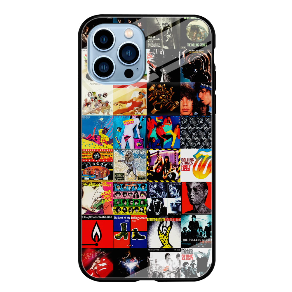 The Rolling Stones Album iPhone 15 Pro Max Case-Phone Case-Tempered Glass Case-Altracase
