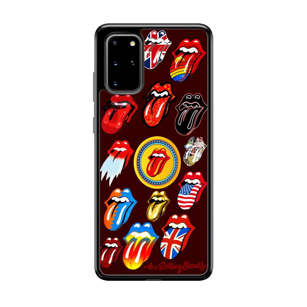The Rolling Stones Art Samsung Galaxy S20 Plus Case-Phone Case-Tempered Glass Case-Altracase
