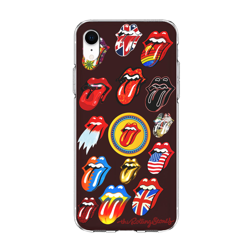The Rolling Stones Art iPhone XR Case-Phone Case-Clear Soft Case-Altracase