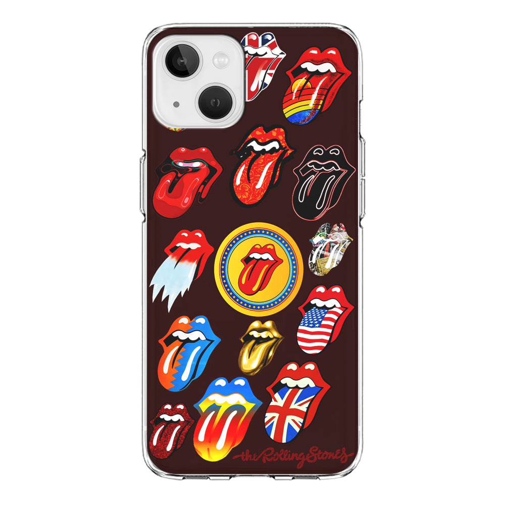 The Rolling Stones Art iPhone 13 Mini Case-Phone Case-Clear Soft Case-Altracase