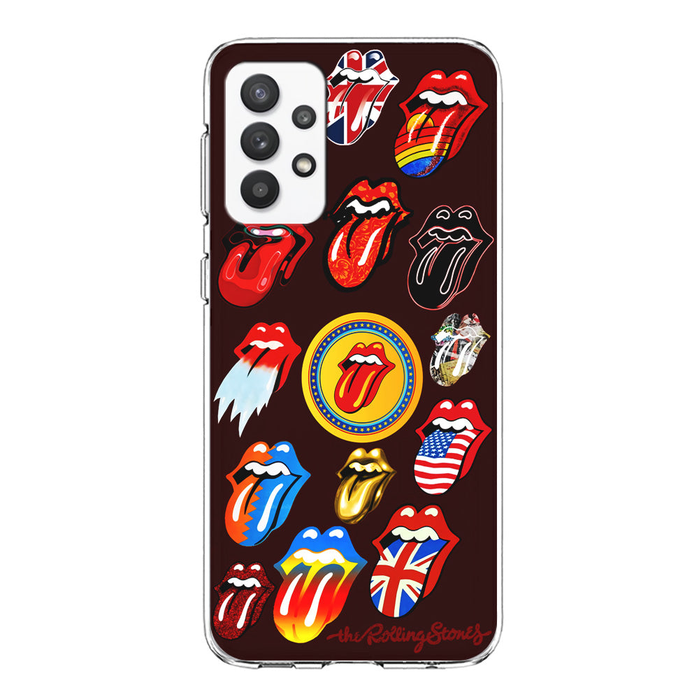 The Rolling Stones Art Samsung Galaxy A32 Case-Phone Case-Clear Soft Case-Altracase