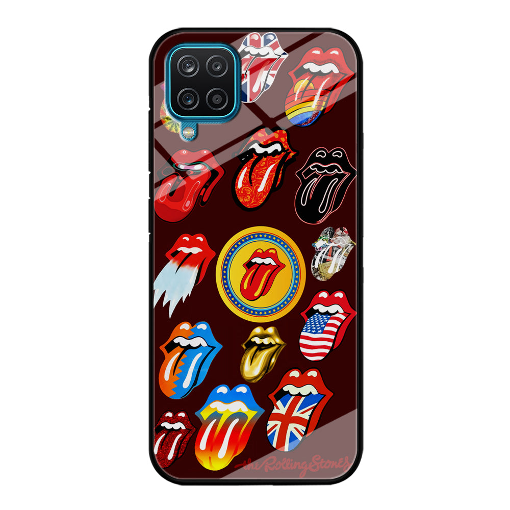The Rolling Stones Art Samsung Galaxy A12 Case-Phone Case-Tempered Glass Case-Altracase