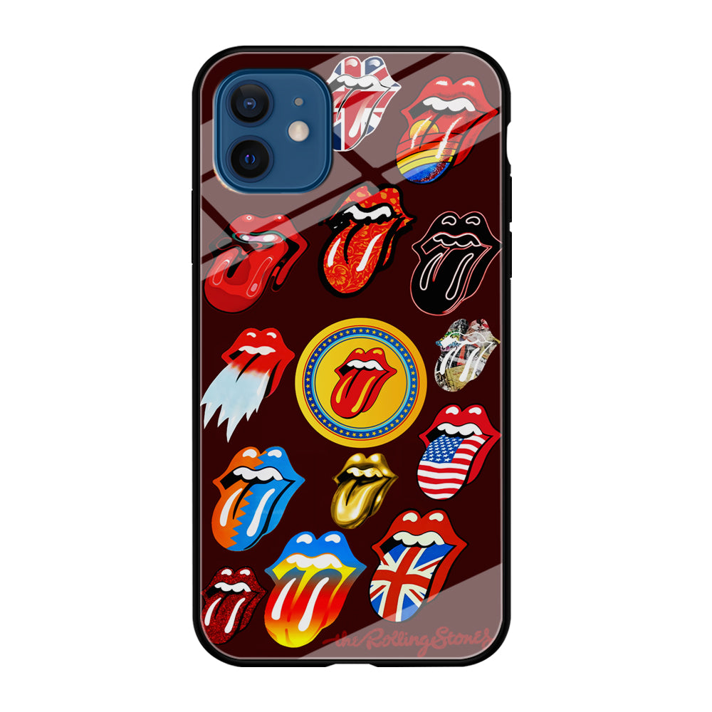 The Rolling Stones Art iPhone 12 Mini Case-Phone Case-Tempered Glass Case-Altracase